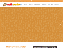 Tablet Screenshot of mathmonkey.com.sg